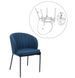 Laguna стул обеденный синий