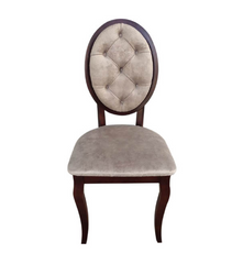 Крісло Albina Beige Seat Fabric 450x450x963 Горіховий каркас