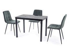 Обідній стіл Damar 100 x 60 см Чорний