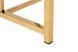 Кофейный стол CL-2 прозрачный + золото 55x55