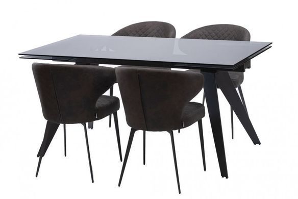 Glassy Keen стол раскладной чёрный 90X160(240) Черный
