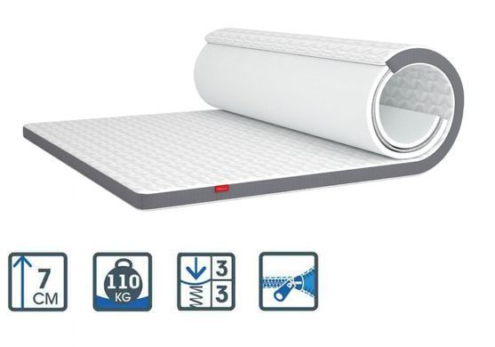 Матрац Flip Silver термофетр, Розмір матраца (ШxГ) 90x200
